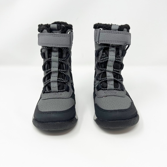 Merrell Kid's Snow Crush 2.0 Waterproof Boot Black/Grey Size 5 M Infant/Toddler - Picture 2 of 6